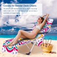 thumbnail image 2 of Beach Recliner Towel Soft Comfortable Lounger Chair Cover, 2 of 6