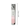 thumbnail image 4 of Unique Bargains 1 Pc Portable Gradient Large Nail Clippers Toenail Clippers Pink, 4 of 7