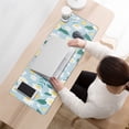 thumbnail image 3 of Long Mouse Pads for Desk,Pioneer Flower Floral Print Pattern Desk Mats on Top Of Desks, Desk Mouse Pad Extra Large with 3mm Non-Slip Base and Stitched Edge for Gaming,Office,Work,Home 31.5"x11.8", 3 of 6