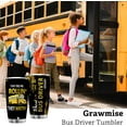 thumbnail image 4 of School Bus Driver Gifts for Men, School Bus Driver Gifts, Bus Driver Tumbler, Bus Driver Appreciation Gifts, 20oz Stainless Steel Tumbler Gifts for School Bus Drivers, Bus Driver Christmas Gifts, 4 of 6