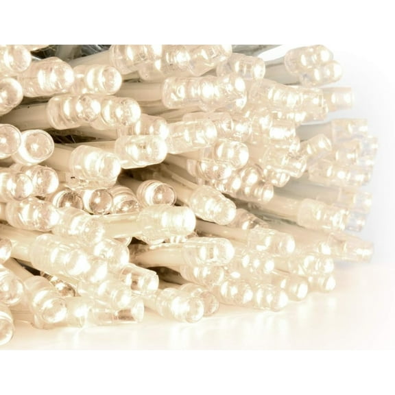 ProductWorks 8-Function Outdoor Net Lights, 150 Micro-LED, Clear Bulbs on Translucent Wire, 4 x 6