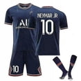 thumbnail image 2 of 21/22 Home Kits de fútbol para niños Camiseta de tiras azules Camiseta de fútbol Traje de entrenamiento Adulto-21-22 PSG Home Kit Neymar 10-24 BmatwkZeng Bmatwe Jersey, 2 of 3