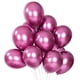 thumbnail image 1 of Xiao Hua Globos metálicos rosas de 10 pulgadas, 60 unidades, globos cromados de látex para fiestas, para baby shower, bautizos, cumpleaños, decoraciones para fiestas., 1 of 4