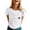 M354 White, variant on Tfken Summer Women Tshirts Short Sleeve Bee Print Crew Neck Tops Fashion Casual Female Soft Shirts Black