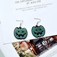 thumbnail image 4 of Halloween earrings, retro exaggerated alternative pumpkin earrings, 4 of 5