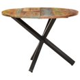 thumbnail image 2 of vidaXL Dining Table Round 100x100x75 cm Solid Reclaimed Wood, 2 of 5
