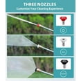 thumbnail image 4 of Garden Hose Nozzle High-Pressure Washer with 3 High-Pressure Nozzles,Flexible Wand & Quick Connectors, 3-In-1 Power Wand for Car Pet Window Washing, 4 of 7