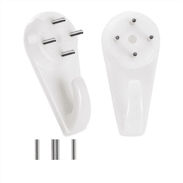 40 Hangers, Concrete/Plaster/Hard Wall Hooks, for Hanging Pictures