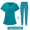 thumbnail image 1 of Ropa de verano, belleza, mascotas, hospital, dentista, quirófano, ropa para lavarse las manos, traje, médico, enfermera, uniforme de trabajo, 1 of 6