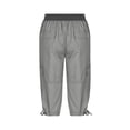 thumbnail image 6 of Women's Cargo Capris Hiking Pants Lightweight Quick Dry Outdoor Athletic Travel Capris Casual Summer Cropped, 6 of 6