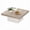 grey, variant on quare Coffee Table with Built-in LED Lights – Mid-Century Modern Design, Engineered Wood