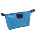thumbnail image 1 of Neceser de viaje portátil con organizador de cosméticos, estuche de aseo, monedero y monedero. Azul claro, 1 of 9