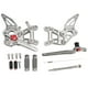thumbnail image 4 of Reposapiés traseros ajustables de competición, color gris, para Honda CBR1000RR-R SP 2021-2025, 4 of 16