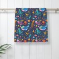thumbnail image 5 of KLL Marine Inhabitants Ultra Absorbent & Soft Hand Towels for Bath, Hand, Face, Gym and Spa-27.5x16in, 5 of 7
