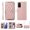 Rosegold, variant on Crossbody Wallet Case for Samsung Galaxy S20 Plus Chain Lanyard & Wrist Hand Strap Case with Card Slots Zipper Pocket Kickstand, Premium PU Leather Magnetic Clasp Shockproof Flip Cover, White