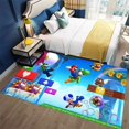 thumbnail image 1 of Rectangular Carpet Game Non-slip Carpet Cartoon Anime Floor Mat Black Game Mat Kids Room Decoration sebneei, 1 of 1