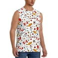 thumbnail image 2 of Bingfone Canada Day Pattern Men's Tank Tops Workout Sleeveless Tee Shirts Running Beach Tanks for Men-Small, 2 of 8
