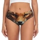 thumbnail image 1 of Fotbe Floral Fox Calzones Estampados para Mujer – Ropa Interior de Algodón, Cómoda, Suave y Elástica-3X-Large, 1 of 6