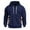 1925Navy515, variant on VNKIDY Men's Pullover Hoodie Soft Comfortable Plush Sweatshirt Casual Warm Zip Up Jacket Outdoor Sports And Daily Wear Male Long Sleeve Solid Color Autumn Winter Streetwear Stylish