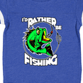 thumbnail image 4 of Inktastic I'd Rather Be Fishing Boys or Girls Baby Bodysuit, 4 of 5
