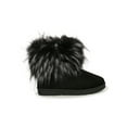 thumbnail image 2 of Mata Round Toe Fluffy Faux Fur Cuff Bootie 20434, 2 of 6