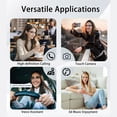 thumbnail image 6 of 160+ Languages AI Translation Glasses, with touch control, voice assistant and magnetic charging. Anti-blue light & lightweight design, great for daily use, travel and holiday gifting., 6 of 10