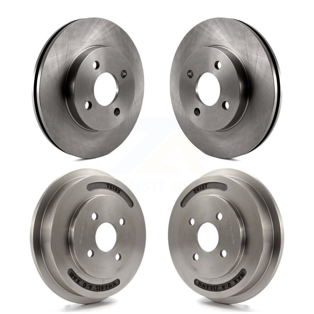 CMX Front Rear Disc Brake Rotors Drums Kit for Car Chevrolet Cobalt Pontiac G5 K8-101994