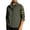 Army Green, variant on Men's Stand Collar Sleeveless Outdoor Vest Full Zip Multi Zipper Pocket Lightweight Fishing Travel Waistcoat Everyday Outerwear