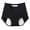 Womens Underwear Panties Black, variant on ylioge Plus Size Period Underwear for Women XS-6X Leakproof Menstrual Panties High Waisted Stretchy Breathable Full Coverage Reusable Briefs