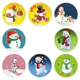 thumbnail image 4 of HCTSHG 500 PCS Christmas Stickers Labels Roll, Self-Adhesive Stickers for Crafts, Envelopes, Tags for Party Decorations Ornaments with Snowman, Snowflake (8 Styles), 4 of 4