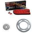 thumbnail image 1 of 2014-2016 Kawasaki Z1000 ABS O-Ring Chain and Sprocket Kit - Red, 1 of 3