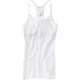 thumbnail image 1 of Aeropostale - Camiseta sin mangas con espalda cruzada para mujer, color blanco, XS Aeropostale  Camiseta sin mangas, 1 of 1