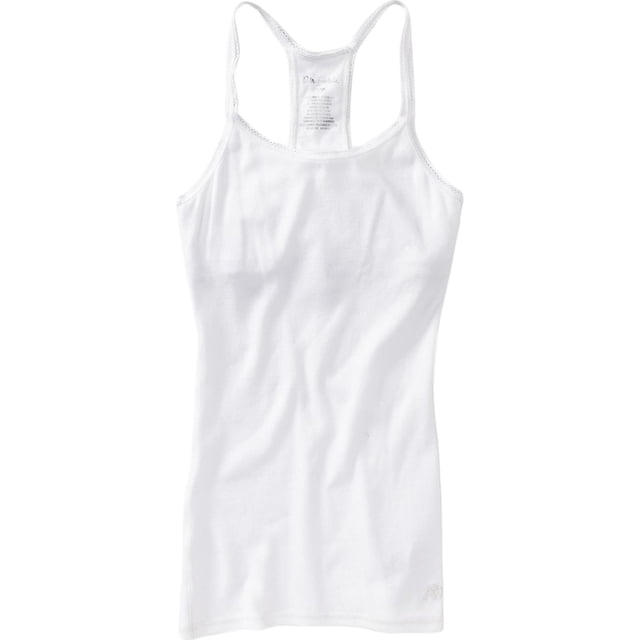 Aeropostale - Camiseta sin mangas con espalda cruzada para mujer, color blanco, XS Aeropostale Camiseta sin mangas