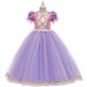 thumbnail image 1 of Vestido de princesa Rapunzel para niñas, disfraz de princesa elegante enredado de verano para niños, vestidos de cumpleaños, carnaval, Sofía, ropa de fiesta, 9T-10T Gao Jinjia LED, 1 of 2