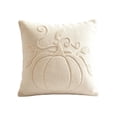 thumbnail image 2 of MYUNNIL Halloween Decorative Throw Pillow, 18 x 18 Inch Soft Comfortable Pumpkin Plush Cushion, Gothic Seasonal Home Decoration for Sofa Couch Bedroom, 2 of 6