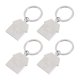 thumbnail image 4 of BRIGHTFUFU 4pcs Adorable Casa Llavero Hogar Llaveros Bolsa Llaves Colgantes Colgantes, 4 of 7
