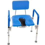 Platinum Health DIGNITY Ultra Premium Padded BARIATRIC Extra Large Commode Shower Chair 600lb Capacity