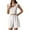 White, variant on 2PC Sets Women Outfit Summer Linen Shorts Set Sleeveless Matching Crop Tops High Waisted Shorts Yoga Shorts Activewear Walking Clothes Blue XXXL