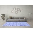 thumbnail image 3 of Ahgly Company Machine Washable Indoor Rectangle Persian Blue Traditional Area Rugs, 7' x 9', 3 of 4