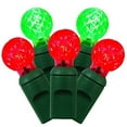 thumbnail image 2 of Vickerman 50 Red-Green G12 LED Light on Green Wire, 25' Christmas Single Mold Light Strand, 2 of 2