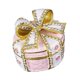 thumbnail image 5 of Joyero con lazo, organizador de joyas artesanal para decoración de mesa de boda. Rosa, 5 of 9