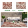 thumbnail image 6 of DEORAB 9'x12' Outdoor Rugs Patio Waterproof Outside Mat Reversible Plastic Camping Carpet Brickred, 6 of 7