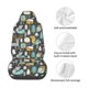thumbnail image 4 of Balery Moose Squirrel owls tree Funda de Asiento para Auto con Diseño - Cubierta Frontal Suave y Transpirable con Protector Antideslizante- 1 Unidad, 4 of 5