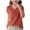 Red, variant on Kaemgyyd Tops for Girls Summer Trendy Button V Neck Loose Tunic Tee Children Toddler Short Sleeve Solid Shirt 6-15 Years