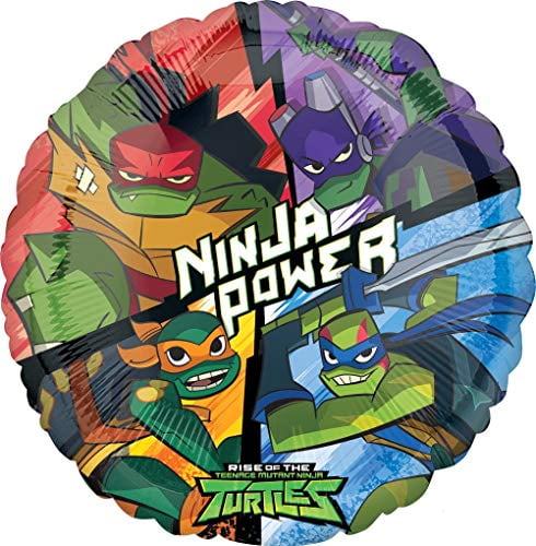 TMNT Theme Birthday Party Supplies Ninja Turtle Mayhem Pizza Balloon Bouquet Decorations