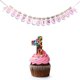 thumbnail image 3 of TABLETREANDS Guirnalda De Rosa Con Letras Especiales Para Cumpleaños Tema Ballet, 3 of 7