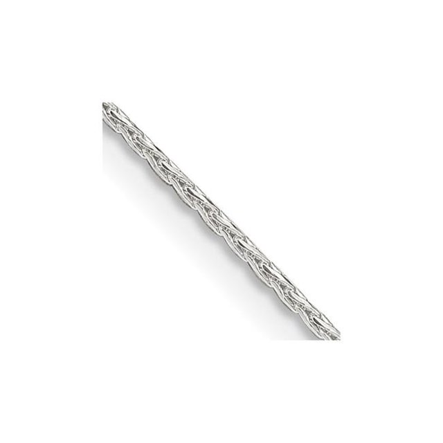 Quality Gold QSR035-22 Argent Sterling 1,25 mm Taille Diamant Rond 22 Po Chaîne Spiga