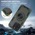 thumbnail image 4 of Allytechgroup Rugged iPhone 14 Pro Max Case with Magnetic Ring Stand, 360° Kickstand Military Grade Bumper Shockproof Armor Full Body Protective Phone Case for Apple iPhone 14 Pro Max, Black, 4 of 7
