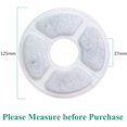 thumbnail image 4 of Heldig Water Fountain Filter ， 6 PCS Triple Action Fountain Filter with Ion Exchange Resin, Activated Carbon, Natural Coconut Cotton for 2-2.5L Water FountainB, 4 of 6