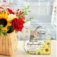 thumbnail image 6 of Friends Gifts for Women, Friendship Bestie Plaque for Female, Best Sunflower Flower Sister Gift, Christmas, Birthday, Thank You Gift for Women Acrylic Friendship Gift (Warm Style), 6 of 6
